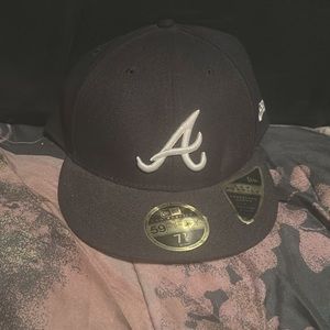 7 7/8 New era low profile 59fifty Atlanta Braves Har